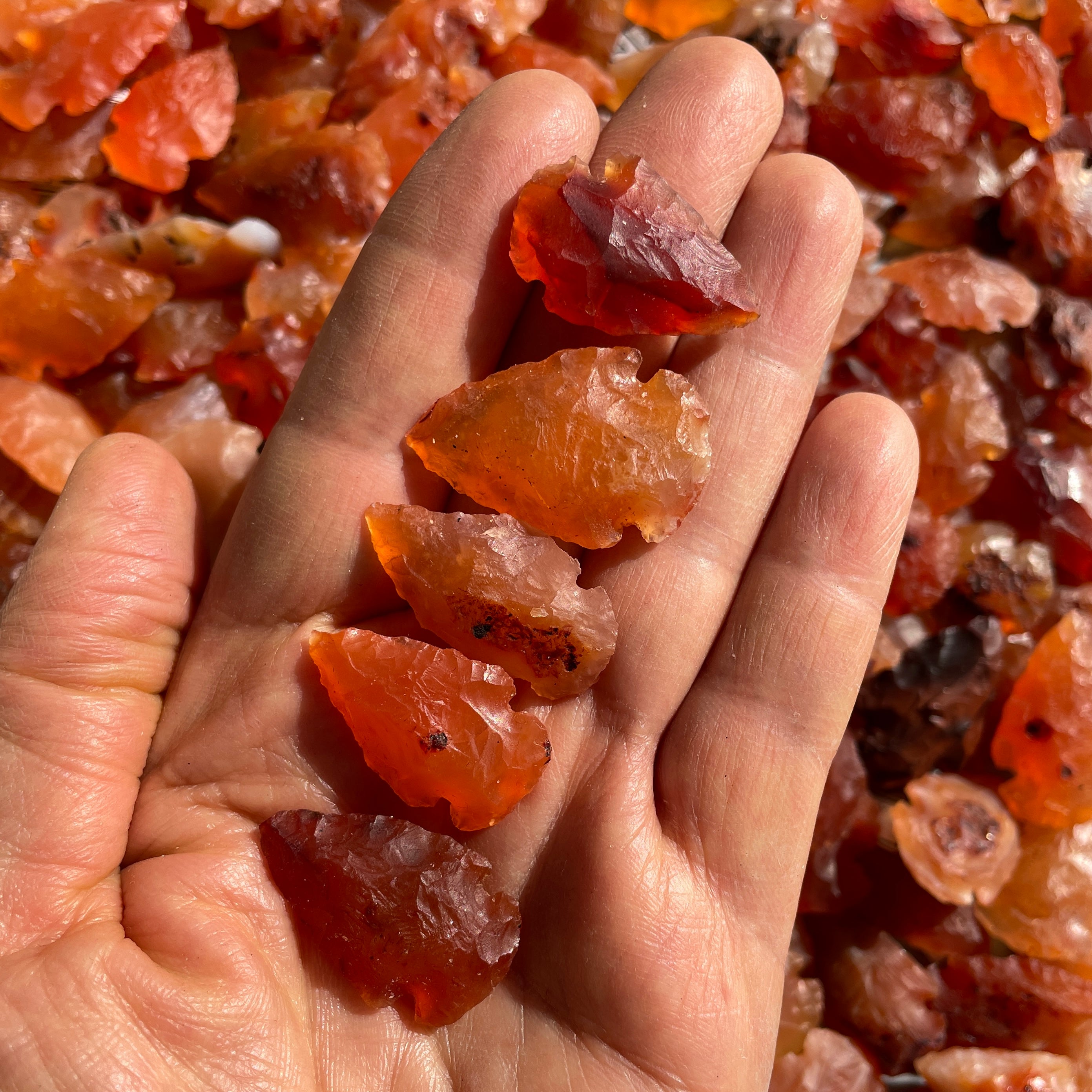 Carnelian Arrowhead Carnelian Arrowhead
